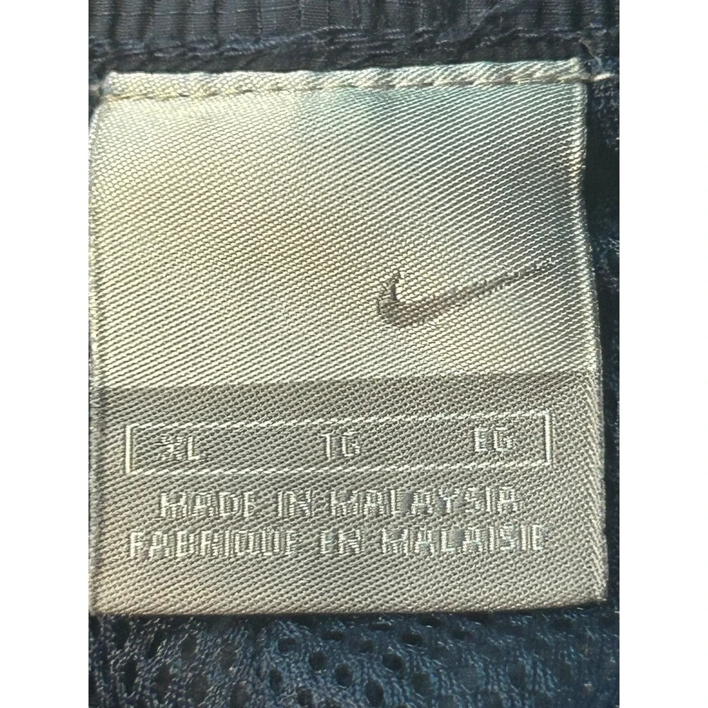 Nike Wind Pants Men XL Blue Vintage Ripstop Track Bottoms